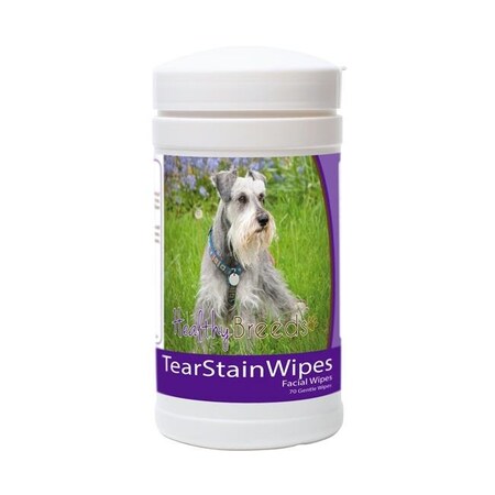 Healthy Breeds Healthy Breeds 840235152187 Miniature Schnauzer Tear Stain Wipes 840235152187